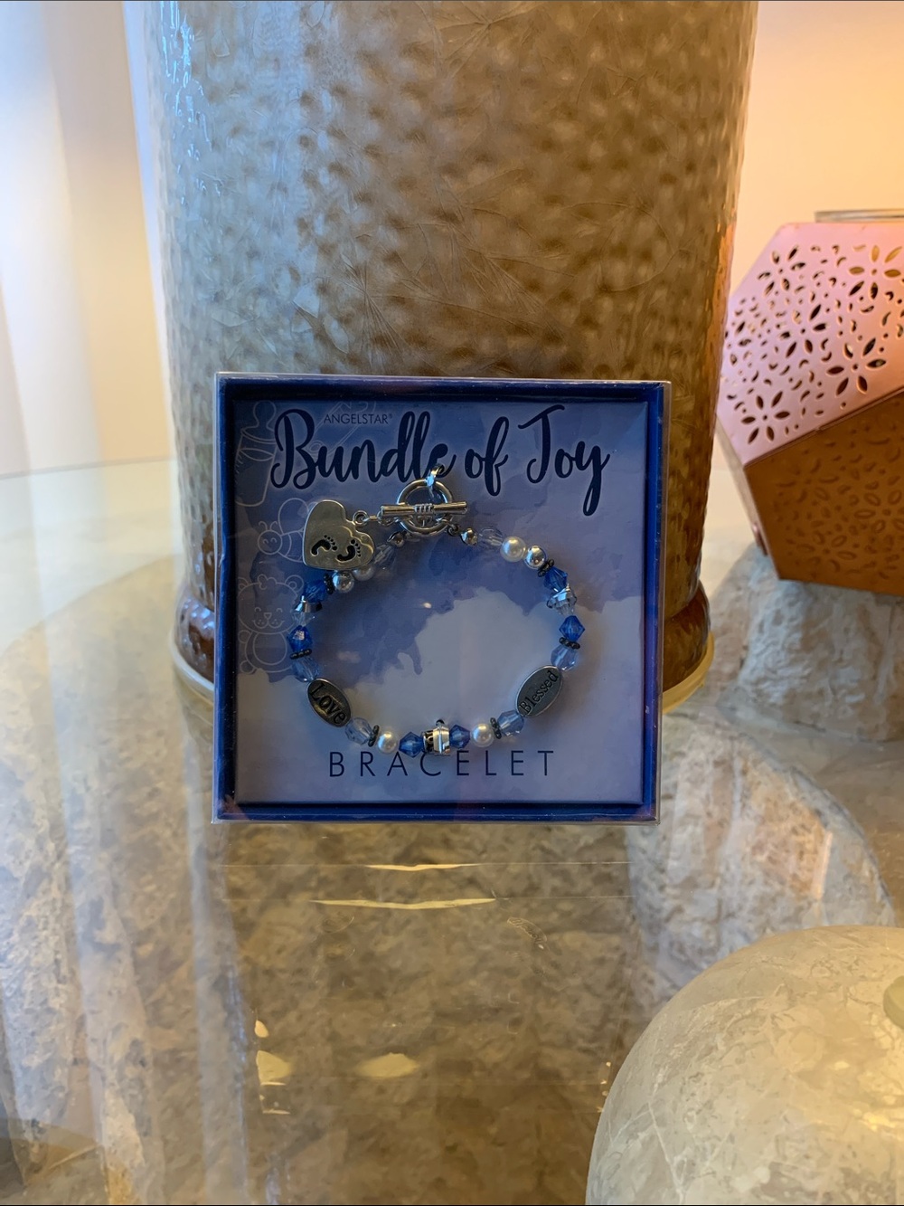 Blue Bundle of Joy Beaded Bracelet